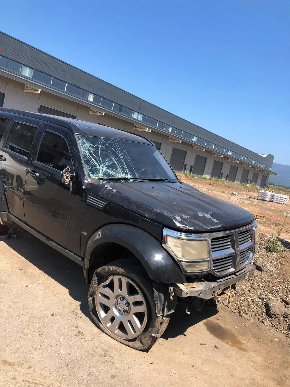Hasarlı SUV araç